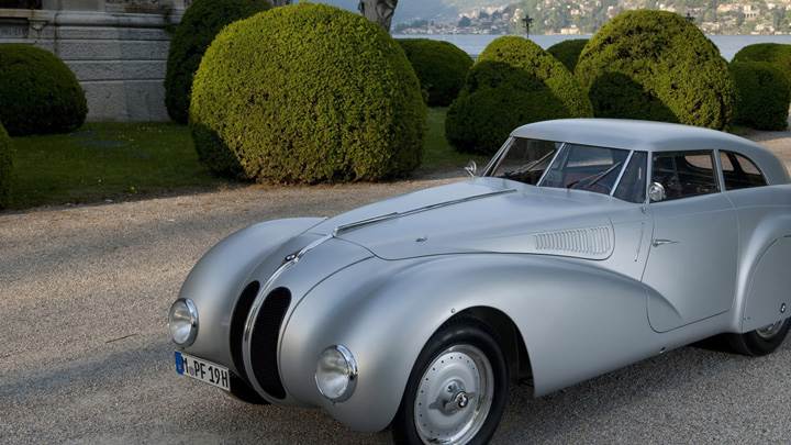 1940 BMW 328 Kamm Coupe In Silver At GoodWood Festival Of Speed